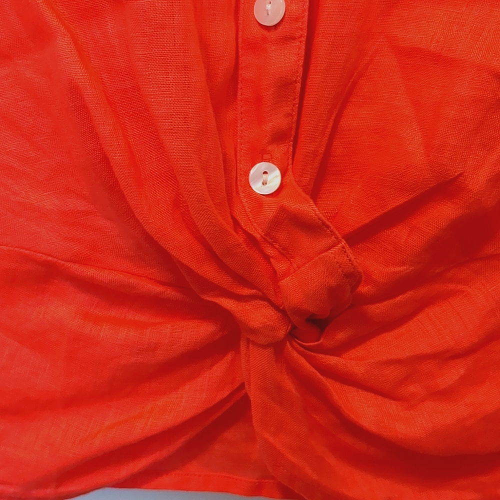 INC International Concepts Linen Top - Picture 6 of 8
